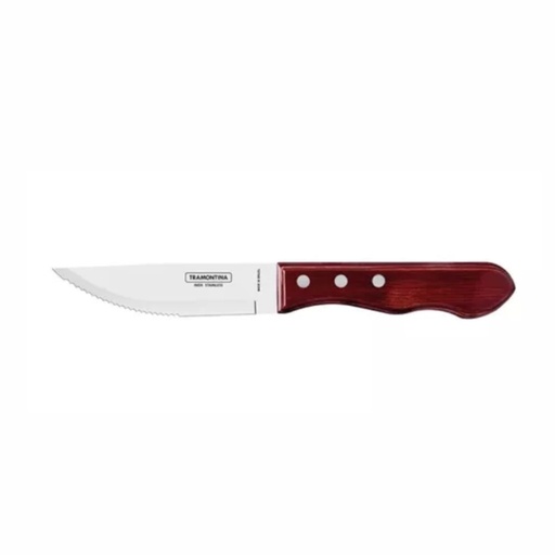 [086-16075] CUCHILLO TRAMONTINA 21116/075 POLYWOOD 12PZS