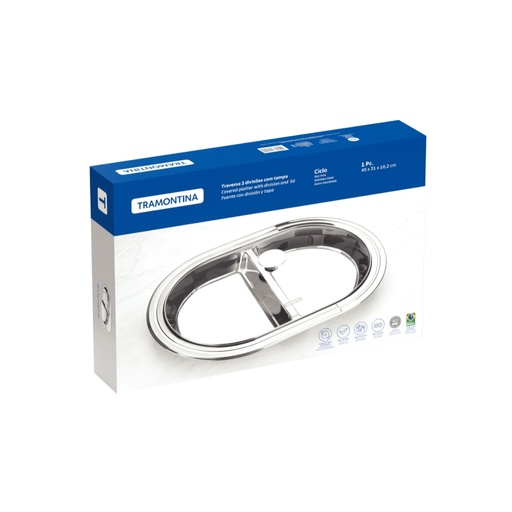 [086-00903] FUENTE TRAMONTINA 61525/454 CICLO 45CM CON DIVISION