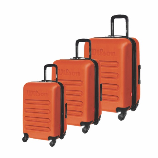 [209-35181] SET VALIJAS WILSON 65.1735H UxB 3 24"/20"/18" ORANGE