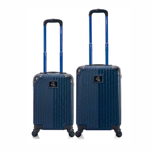 [198-75649] SET VALIJAS ALPINE SKATE 27564 2PZS 20"/19" AZUL MARINO