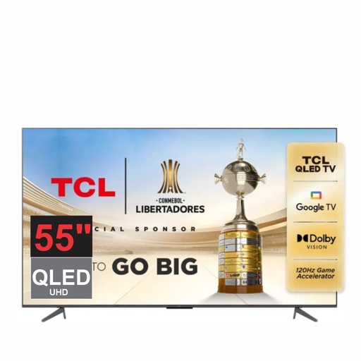 [124-28916] TV QLED TCL L55C645 4K GOOGLE TV